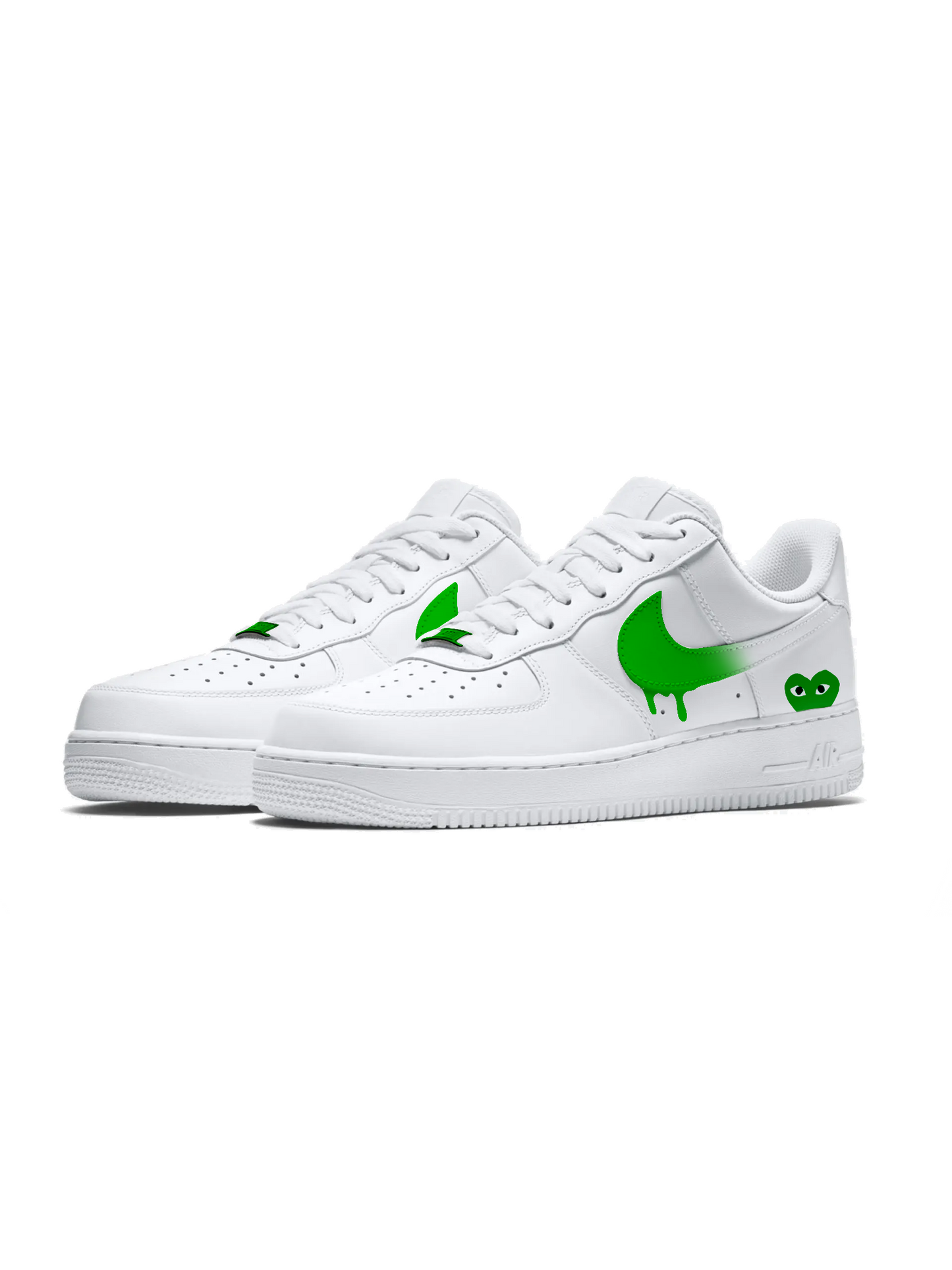 Green "Comme Des Garcone" Air Force 1