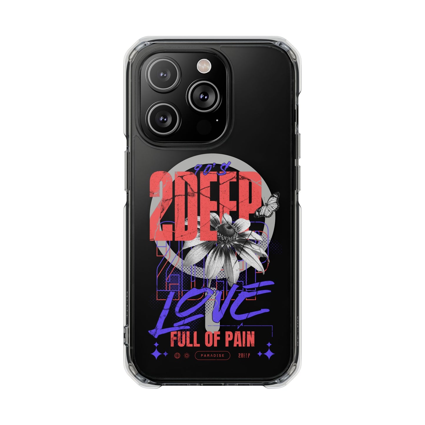 Copy of 2Deep "Love Full of Pain" Magnetic Clear Impact Case