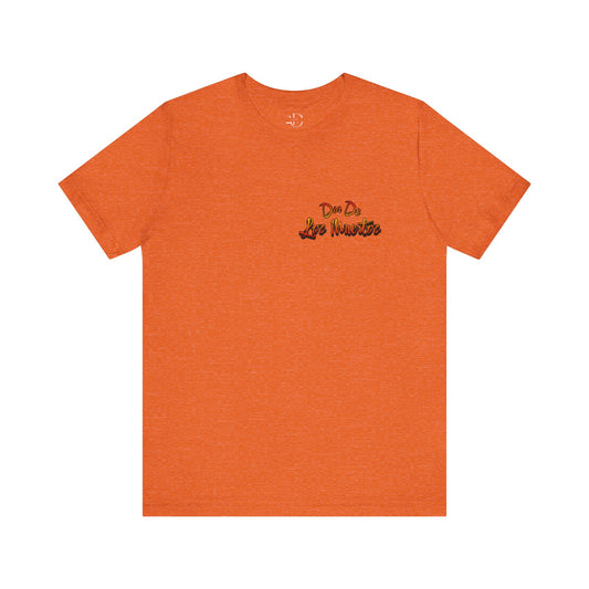 Dia de los Muertos Tee - Remembrance of Loved Ones (Religion Collection) Heather Orange