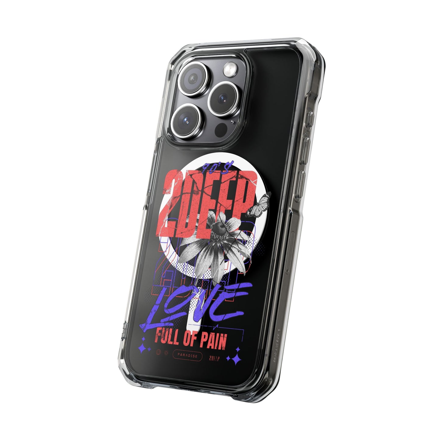 2Deep "Love Full of Pain" Magnetic Clear Impact Case