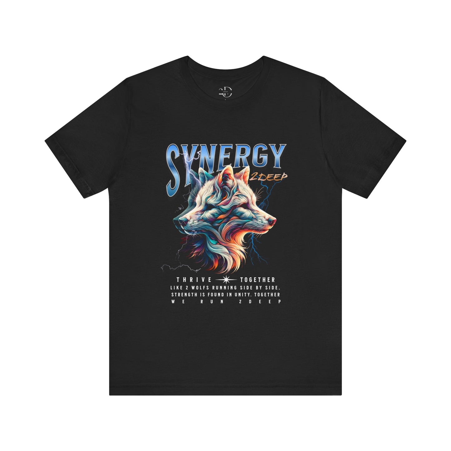 Wolf Synergy Tee (Animal Collection) Black