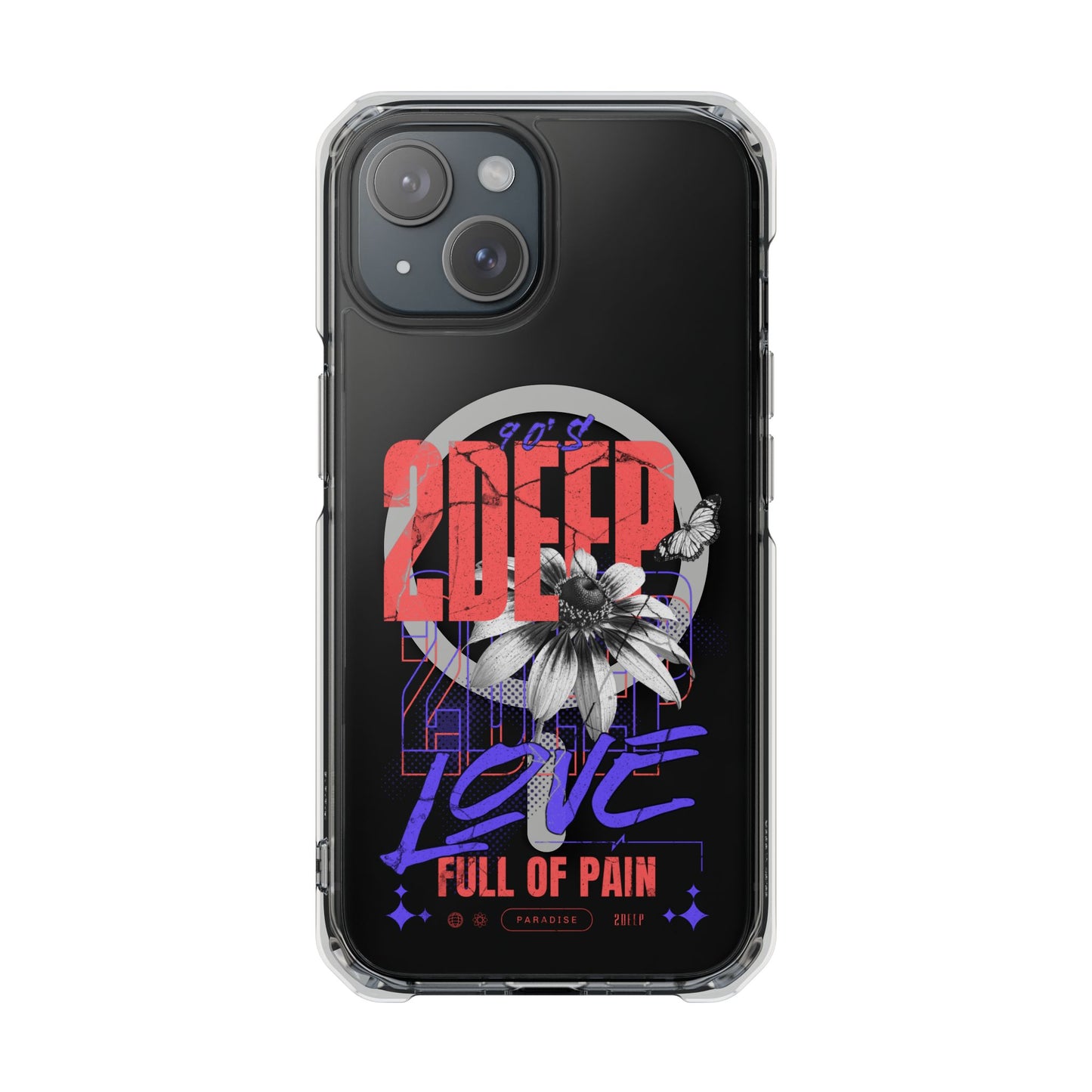 2Deep "Love Full of Pain" Magnetic Clear Impact Case