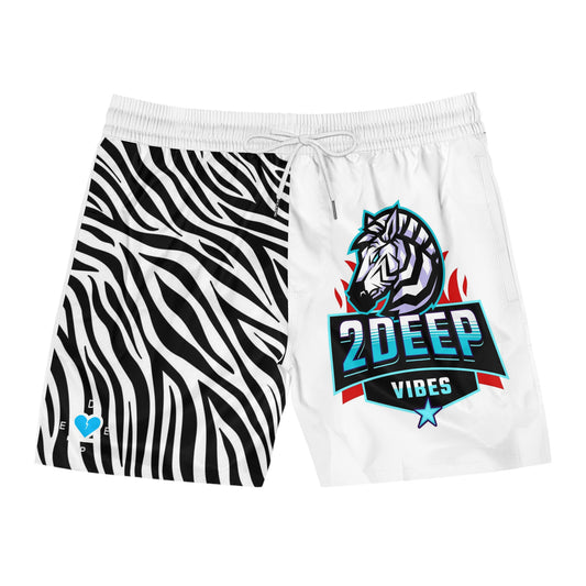 2Deep Swimming Trunks (Animal Collection) Zebra Print