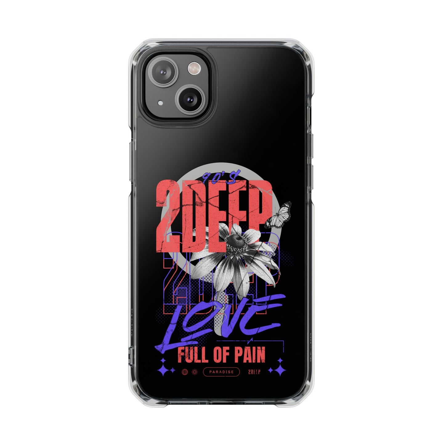 Copy of 2Deep "Love Full of Pain" Magnetic Clear Impact Case