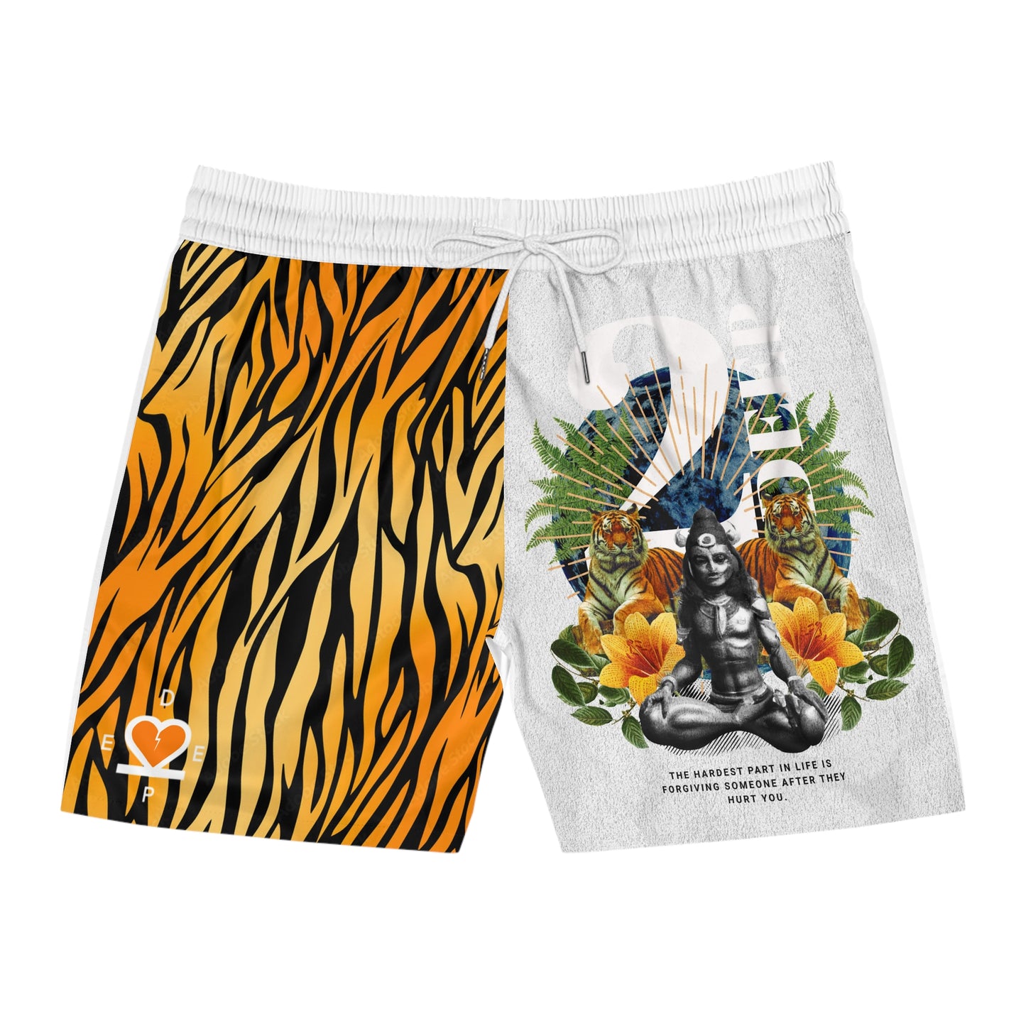 2Deep Swimming Trunks (Animal Collection) Tiger Print