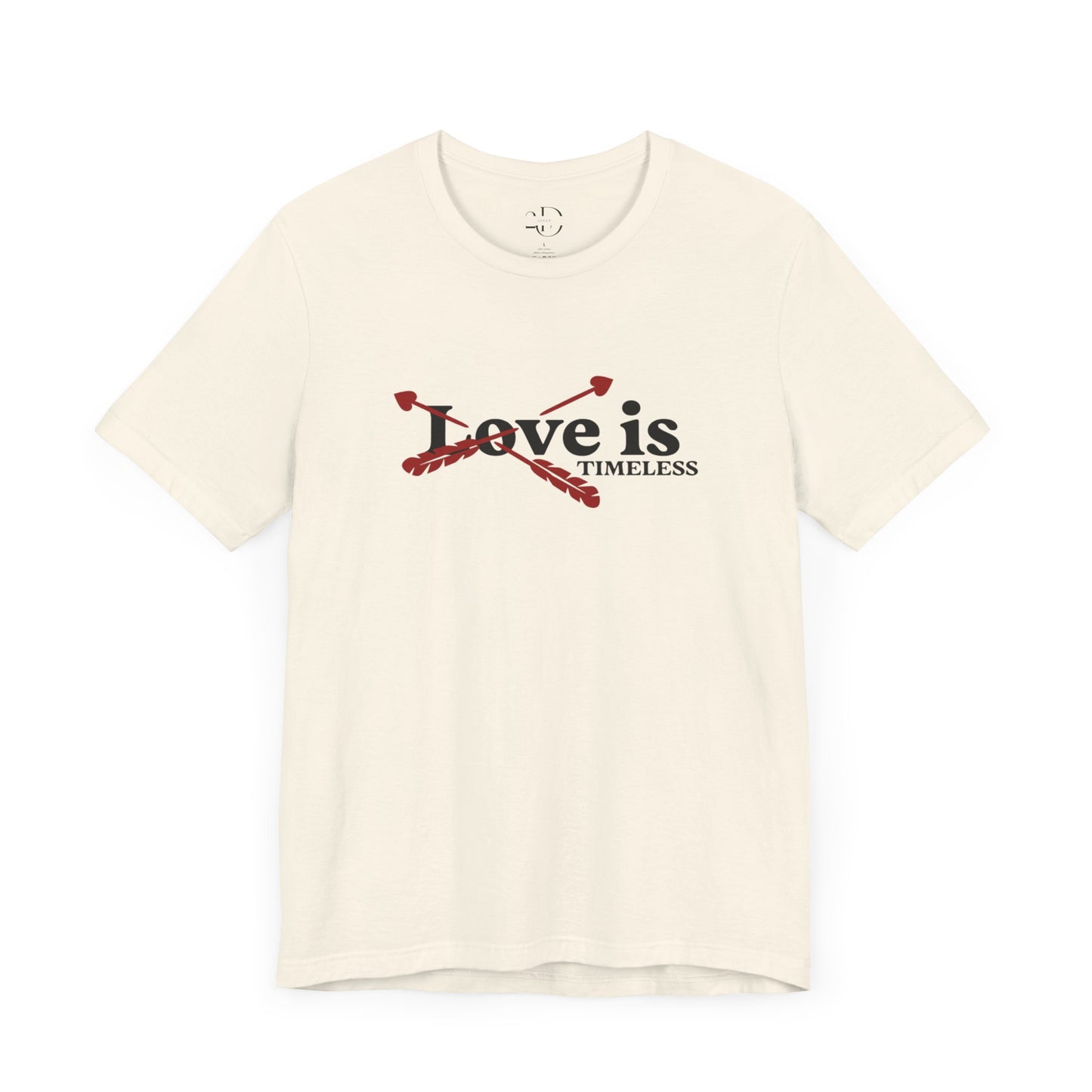 Love is Timeless Tee - Cupids Love (Love Collection) Natural