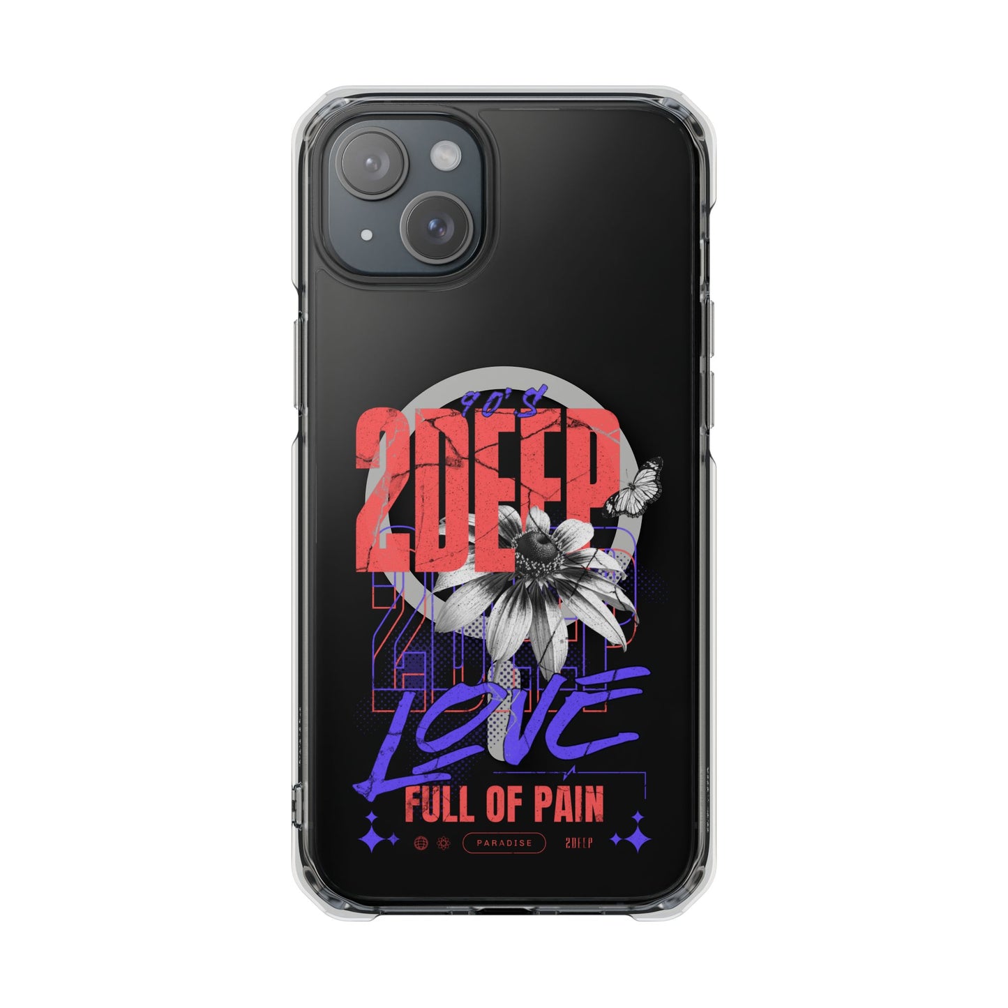 2Deep "Love Full of Pain" Magnetic Clear Impact Case