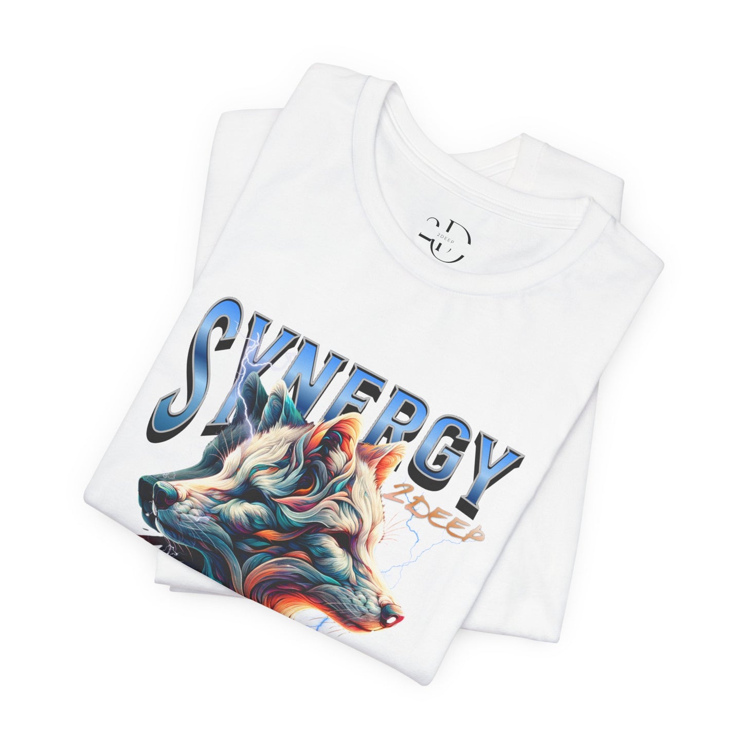 Wolf Synergy Tee (Animal Collection) white