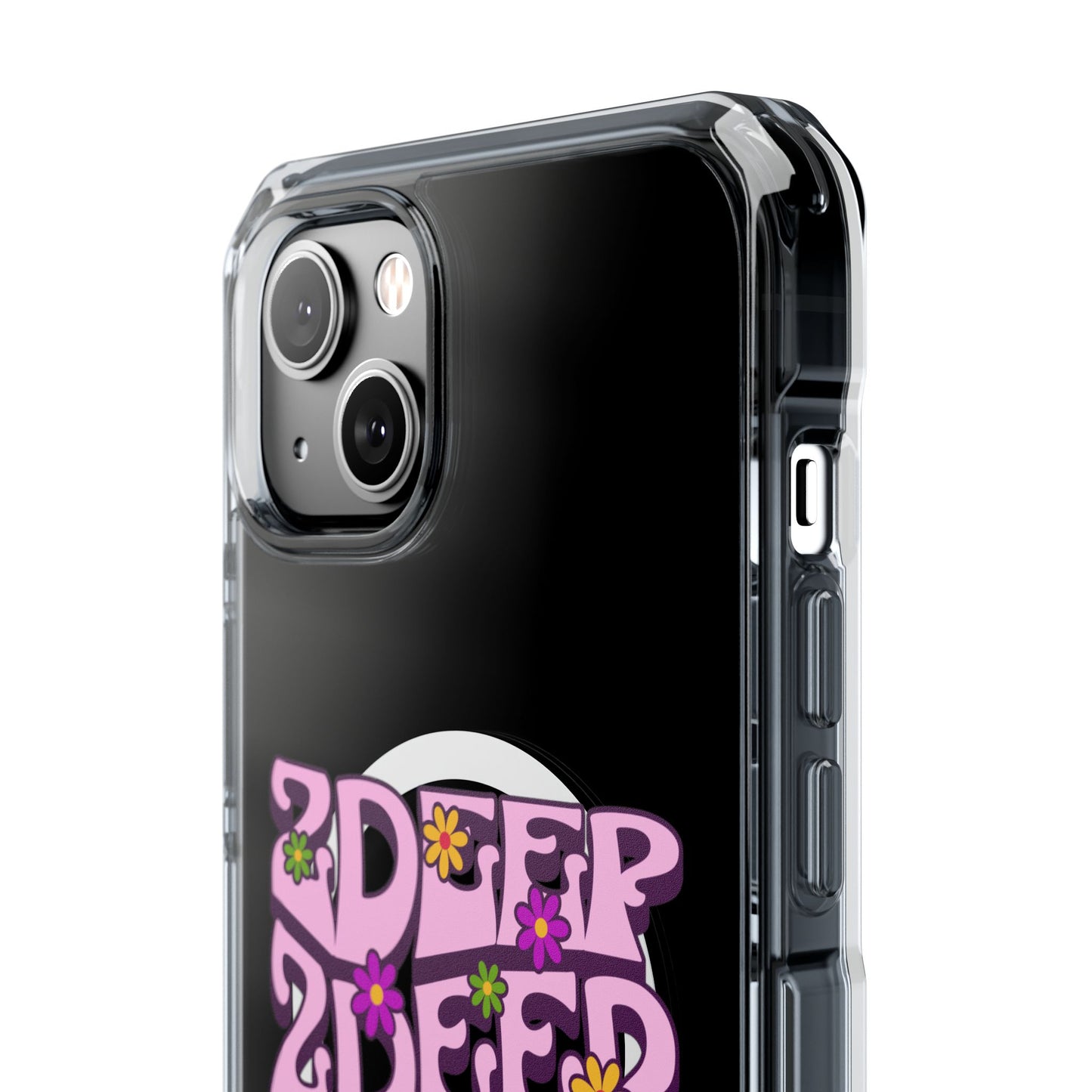 2Deep "Love Full Of Pain" Flower Magnetic Clear Impact Cases