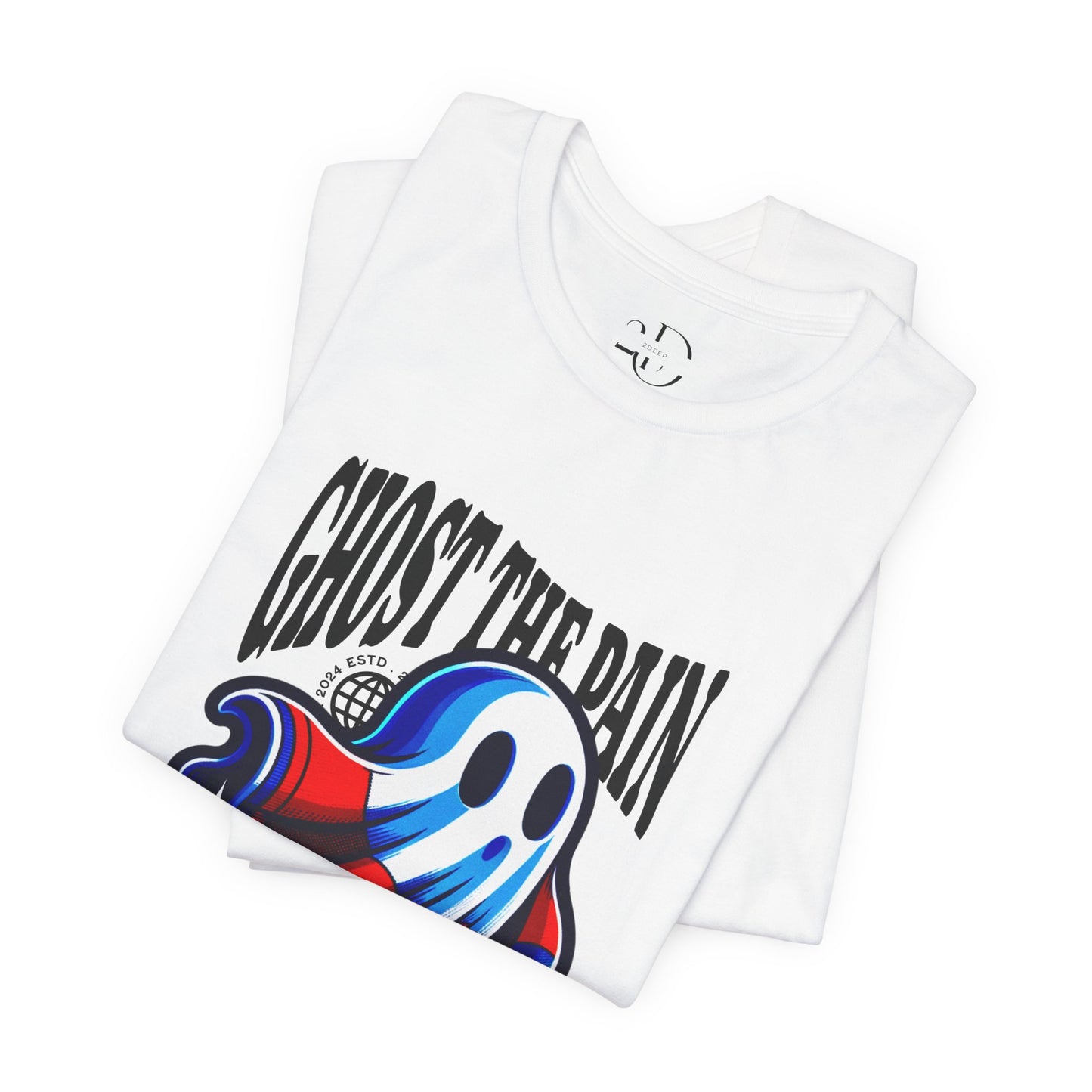 Ghost the Pain Tee - Leave the Pain Behind Halloween Collection) White