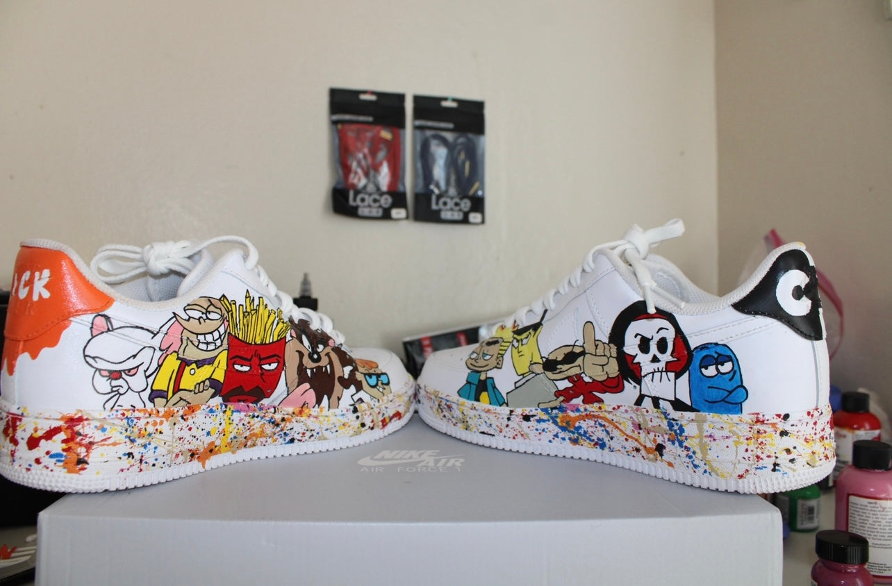 20 Cartoon Characters "Air Force 1" Crossover