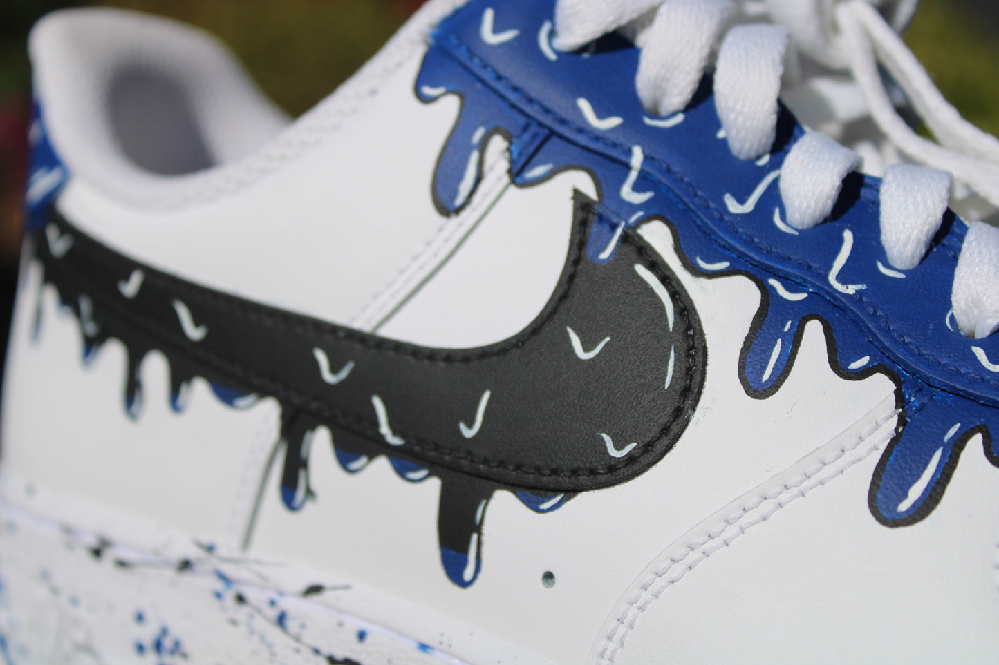 "Blue Drip Cartoon" Air Force 1