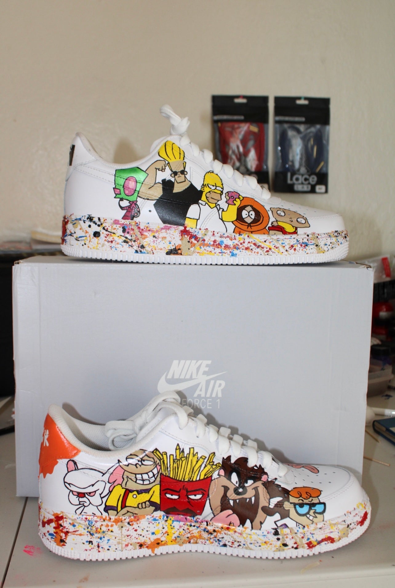 20 Cartoon Characters "Air Force 1" Crossover