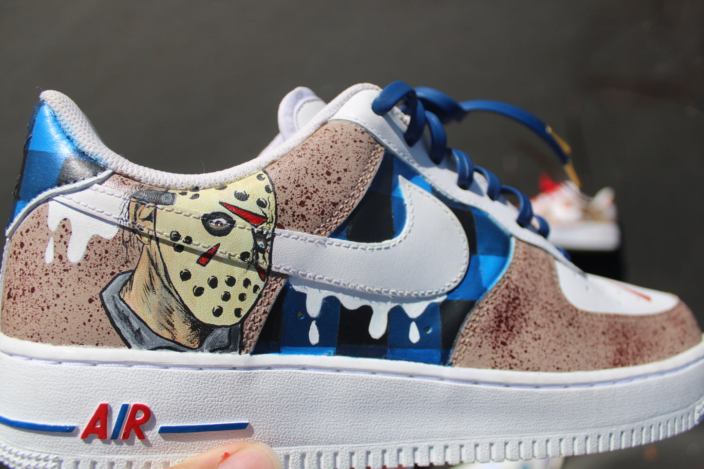 "Freddy vs Jason" Air Force 1 (Halloween Collection)