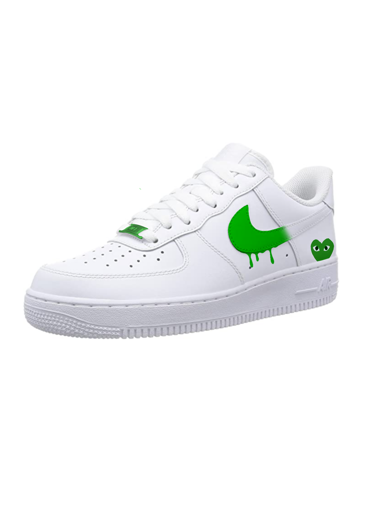 Green "Comme Des Garcone" Air Force 1