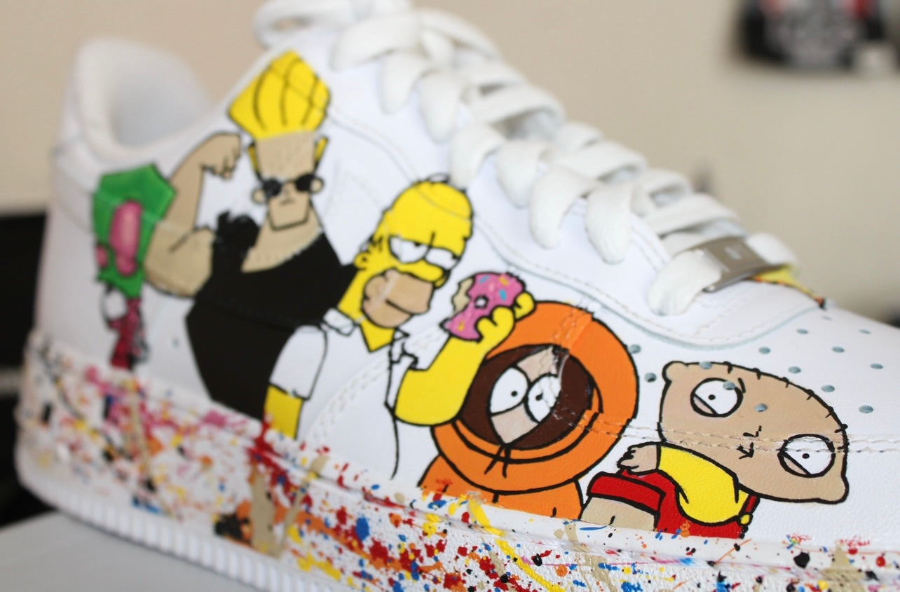 20 Cartoon Characters "Air Force 1" Crossover