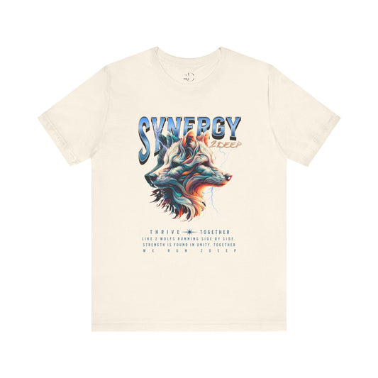 Wolf Synergy Tee (Animal Collection) Natural