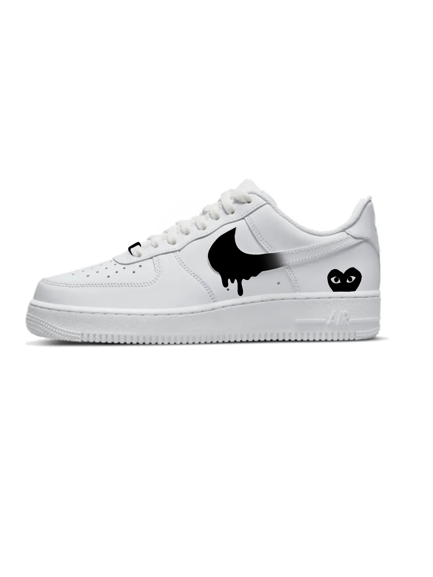 Black "Comme Des Garcone" Air Force 1