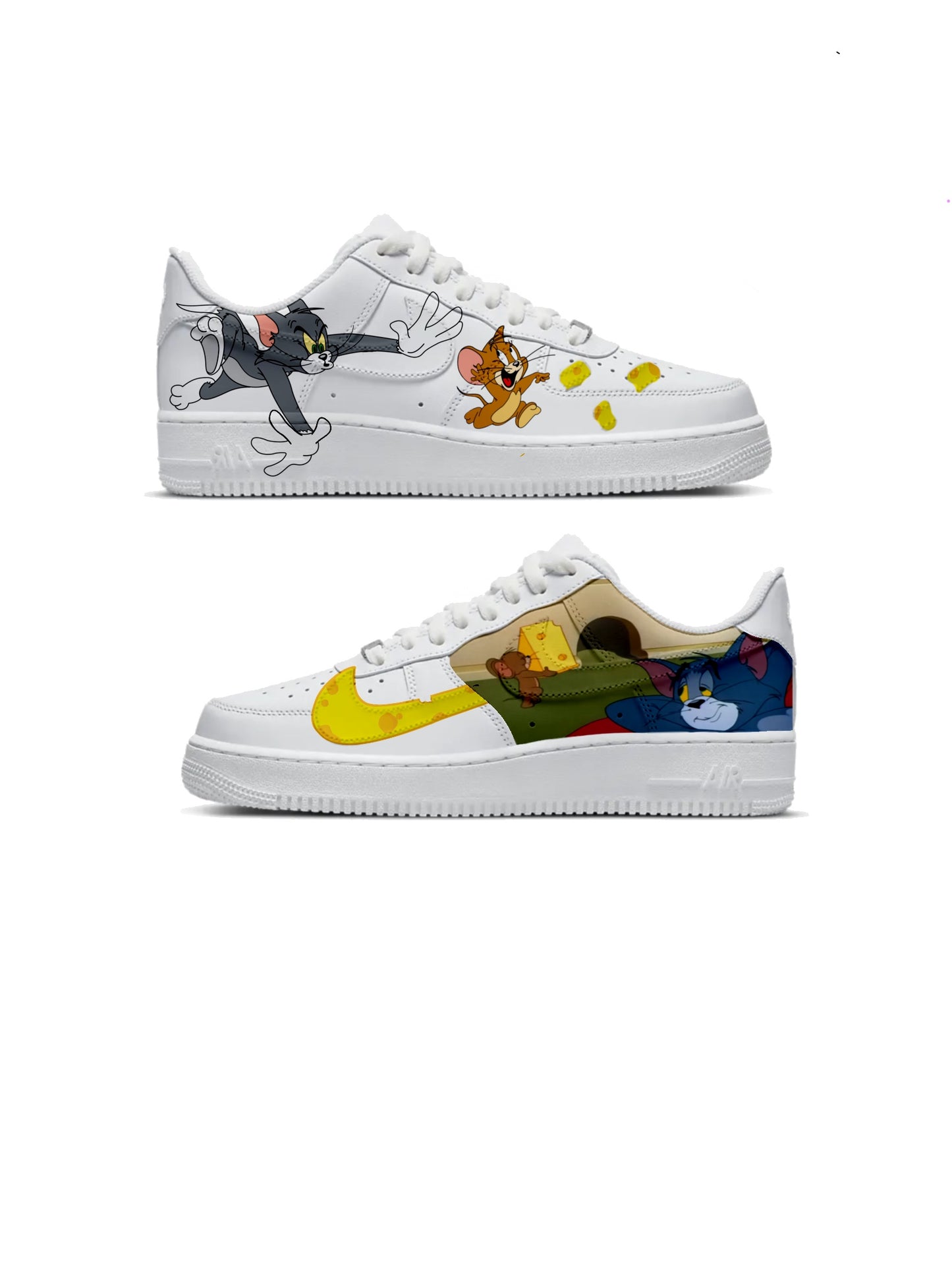 Tom and Jerry "3D Cheese" Air Force 1