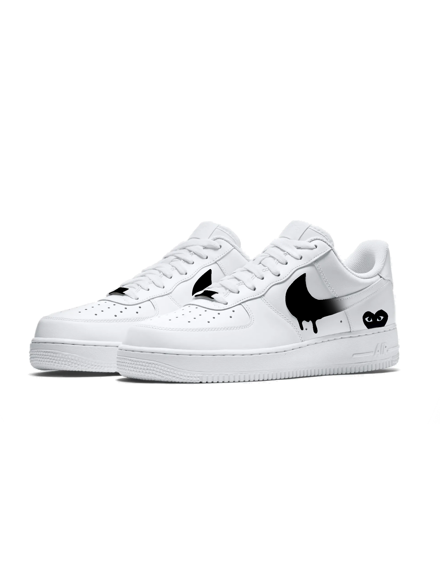 Black "Comme Des Garcone" Air Force 1