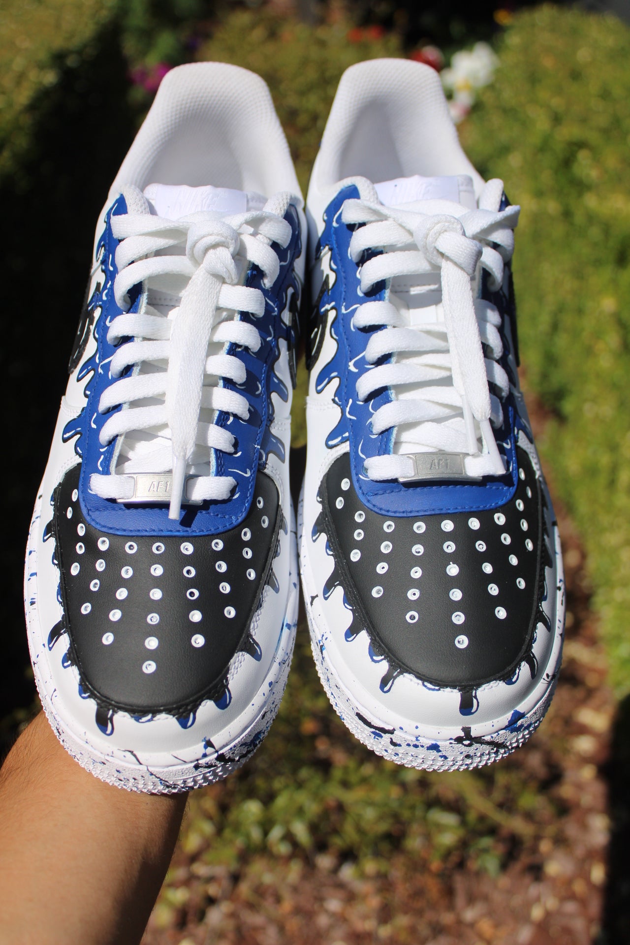 "Blue Drip Cartoon" Air Force 1