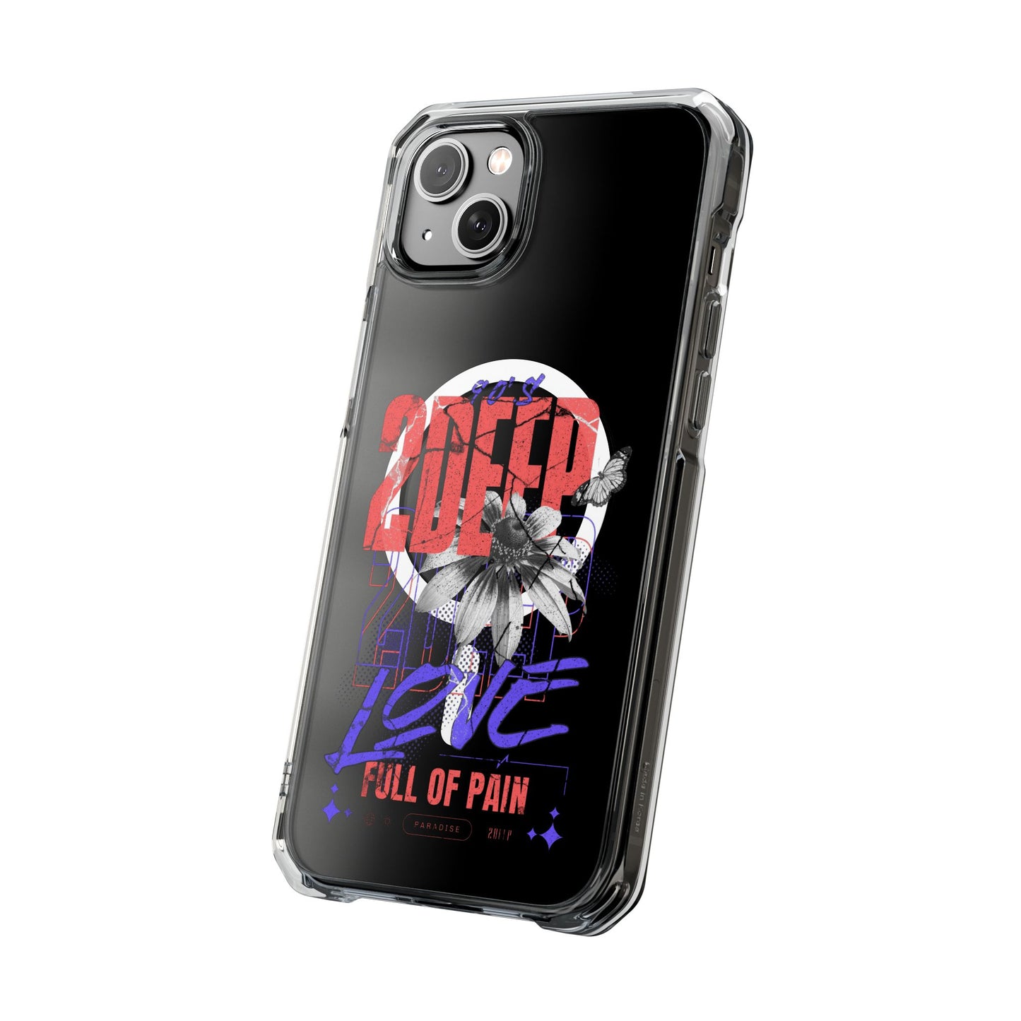 2Deep "Love Full of Pain" Magnetic Clear Impact Case