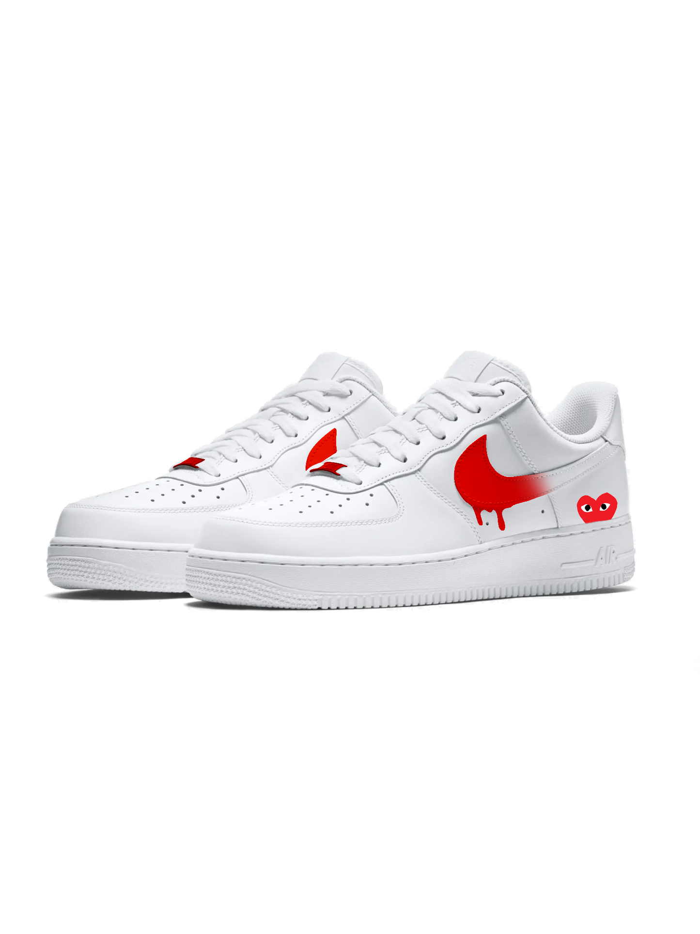 Red "Comme Des Garcone" Air Force 1