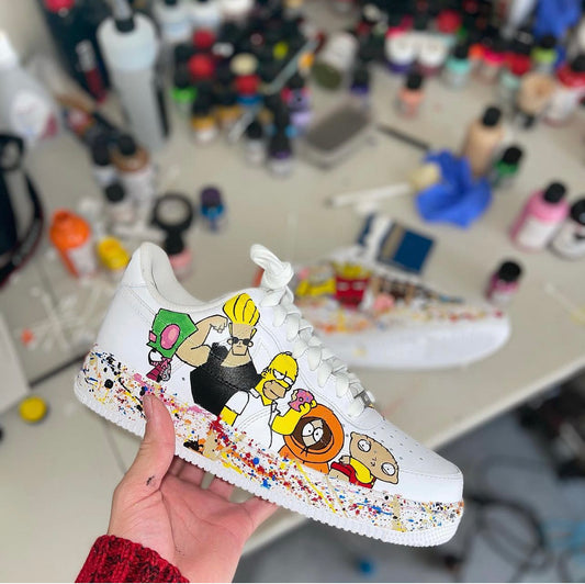 20 Cartoon Characters "Air Force 1" Crossover