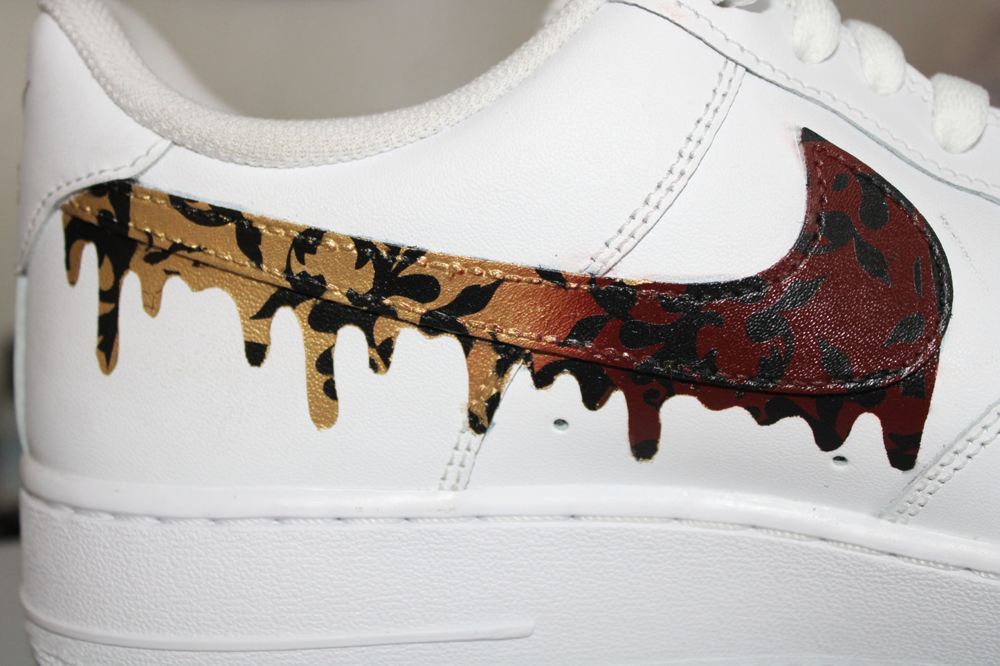 Victorian Faded Drip Air Force 1