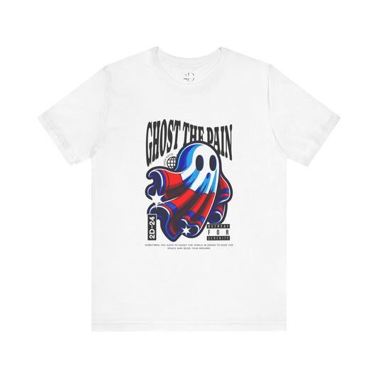 Ghost the Pain Tee - Leave the Pain Behind Halloween Collection) White