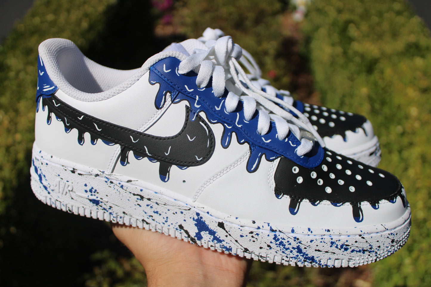 "Blue Drip Cartoon" Air Force 1