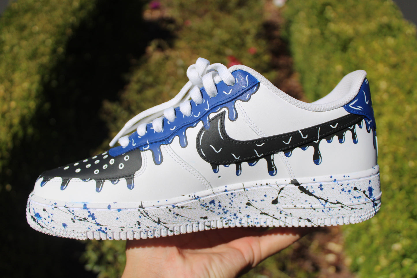 "Blue Drip Cartoon" Air Force 1