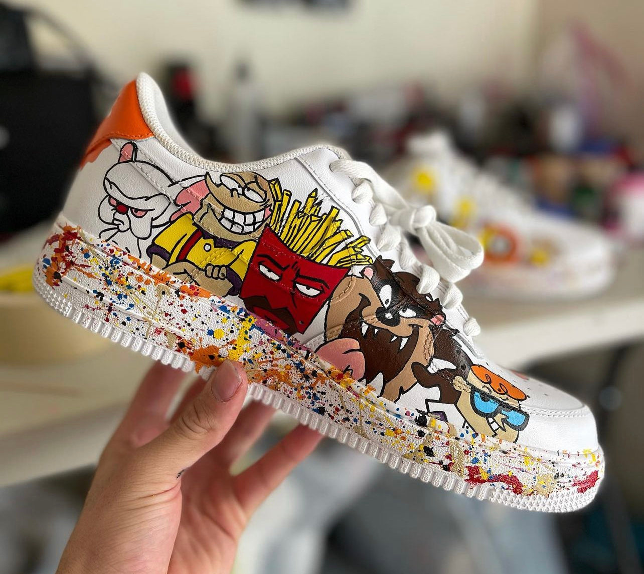 20 Cartoon Characters "Air Force 1" Crossover