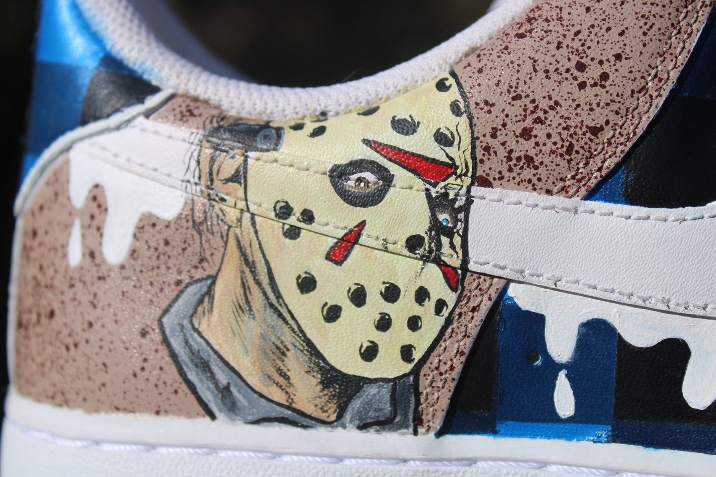 "Freddy vs Jason" Air Force 1 (Halloween Collection)