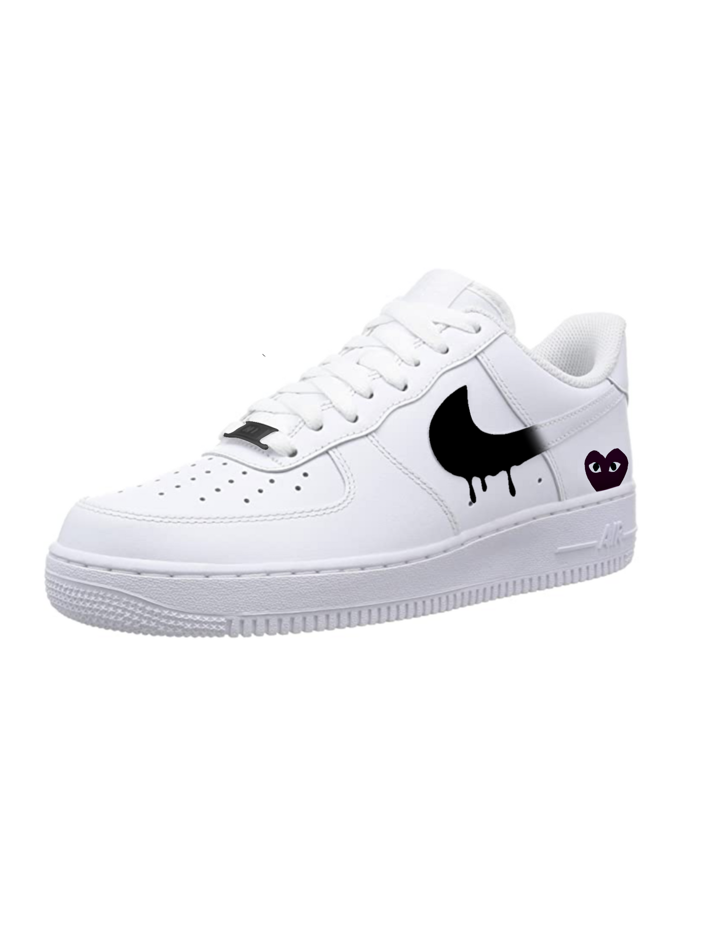 Black "Comme Des Garcone" Air Force 1