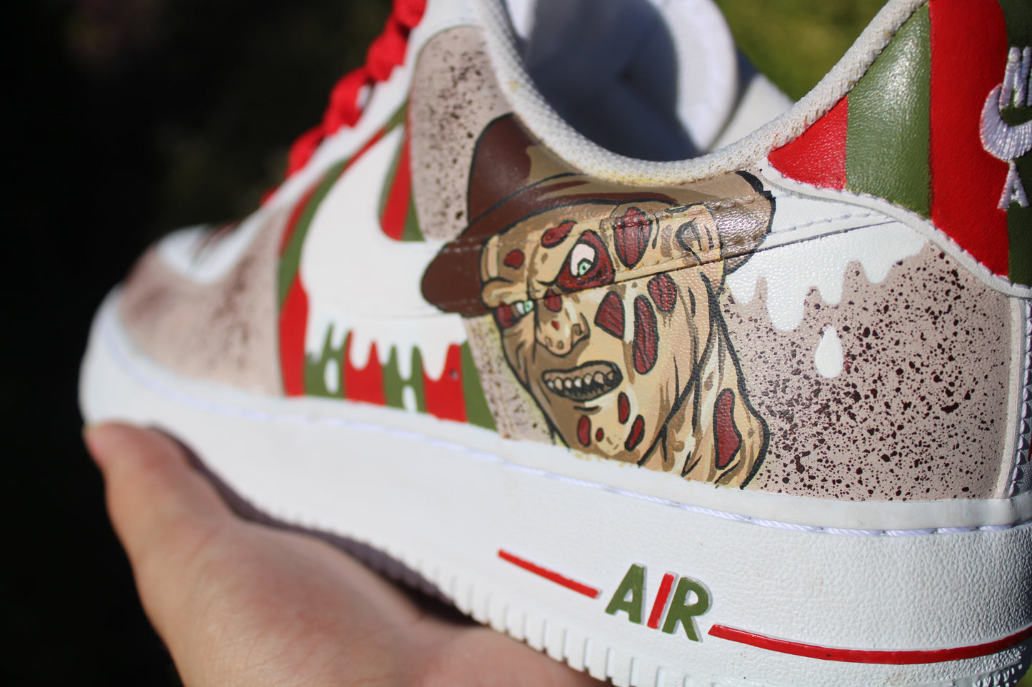 "Freddy vs Jason" Air Force 1 (Halloween Collection)