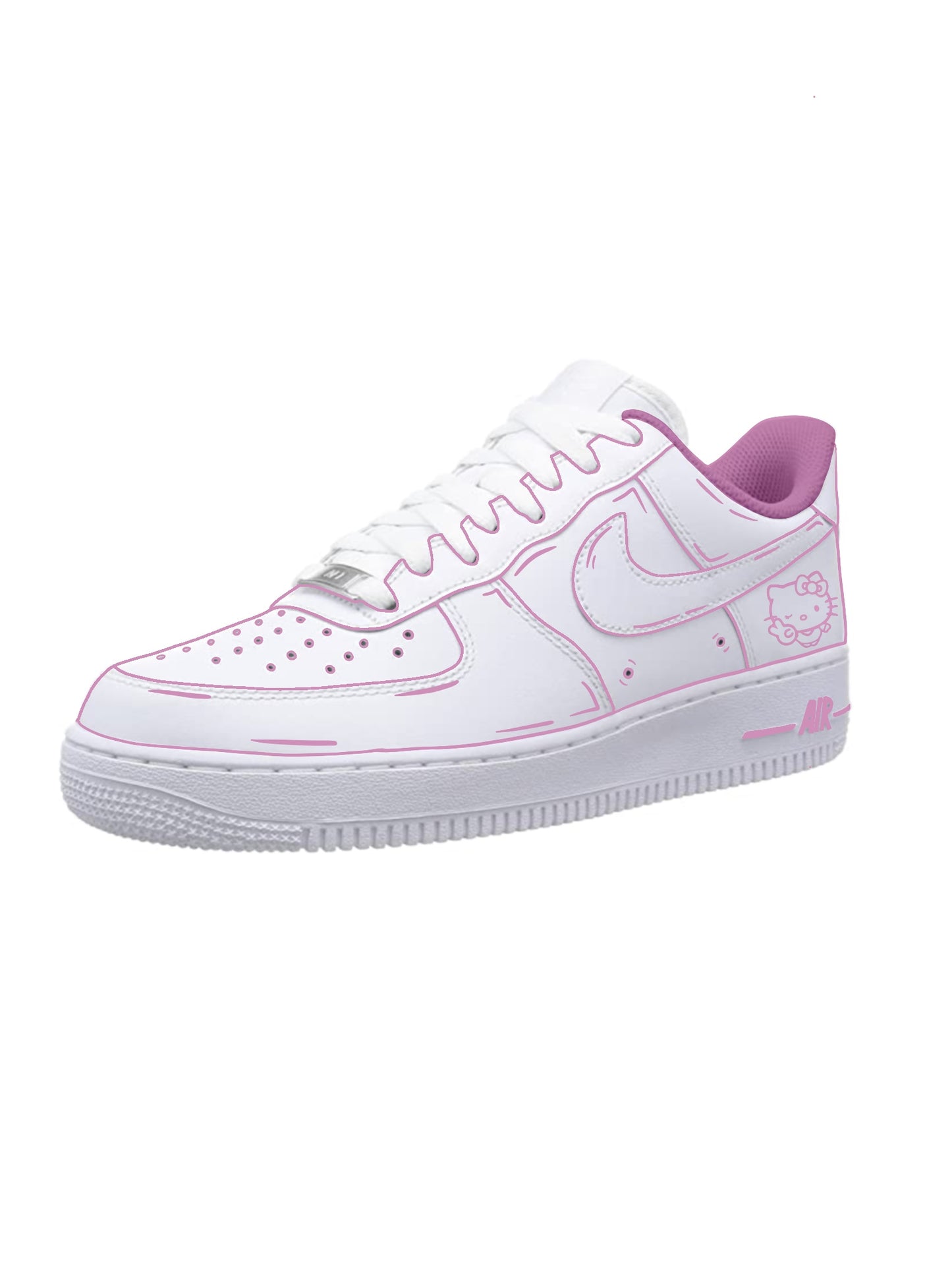 Pink Trim Hello Kitty Air Force 1