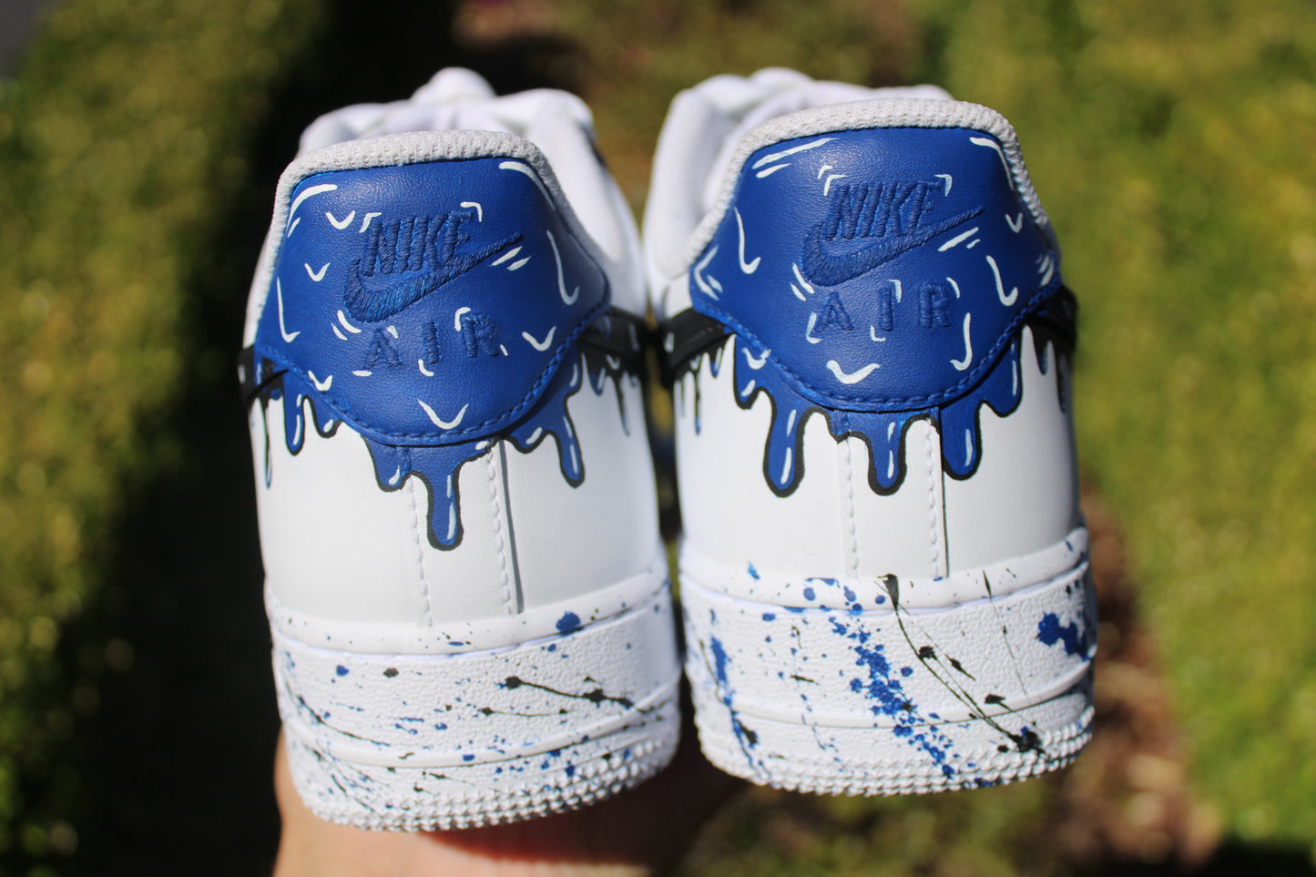 "Blue Drip Cartoon" Air Force 1