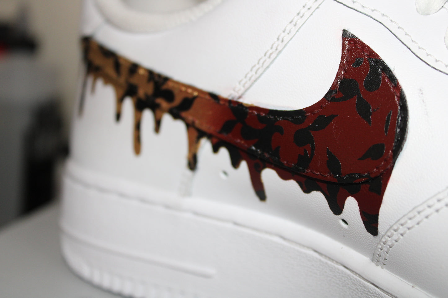 Victorian Faded Drip Air Force 1