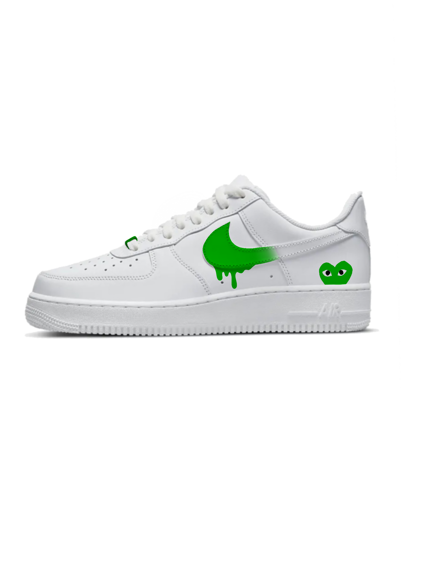 Green "Comme Des Garcone" Air Force 1